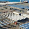 Wind turbine bases, generators and blades sit at the Portsmouth Marine terminal that is the staging area for Dominion Energy Virginia, which is developing Coastal Virginia Offshore Wind, on Dec. 22 in Portsmouth, Va.