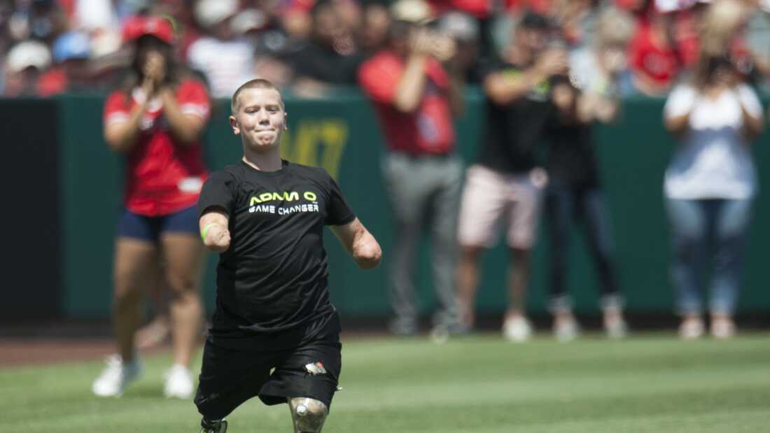 Dayton Webber, then 18, pictured at a baseball game in 2016. 