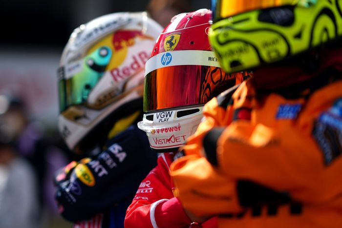 Charles Leclerc, Ferrari, Lando Norris, McLaren, Max Verstappen, Red Bull Racing