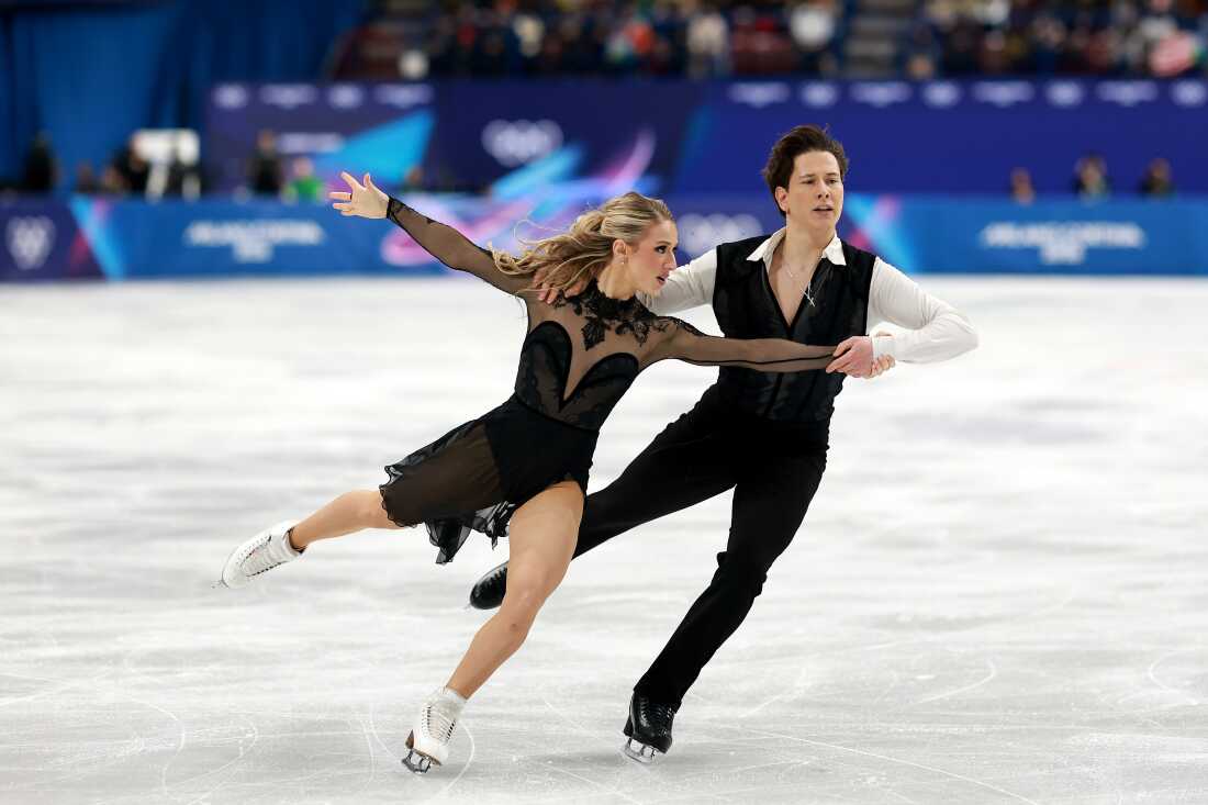 American ice dancers Emilea Zingas and Vadym Kolesnik placed fifth in their Olympic debut last month.