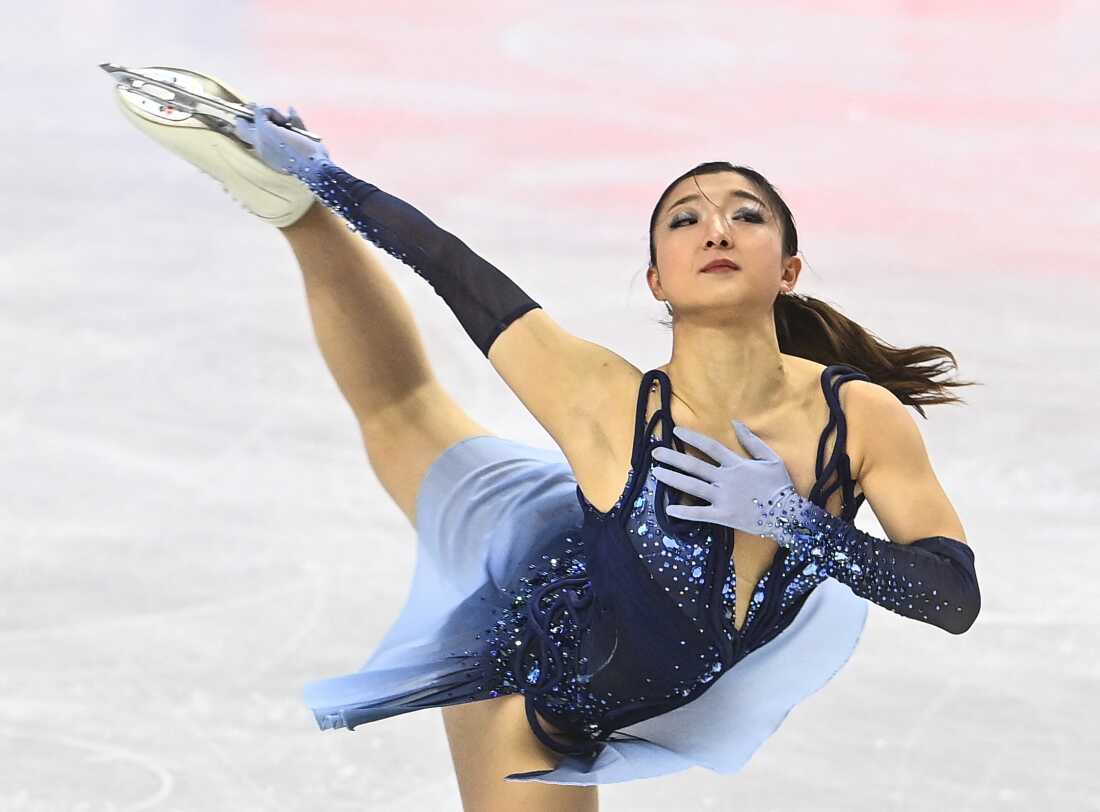 Japan's Kaori Sakamoto performs during the Women's short program in Prague, her last competition before retirement.