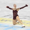 Amber Glenn performs during the Women's short program during the 2026 ISU World Figure Skating Championships on Wednesday.