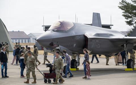  First US advanced fighters arrive for permanent duty at air base in Japan