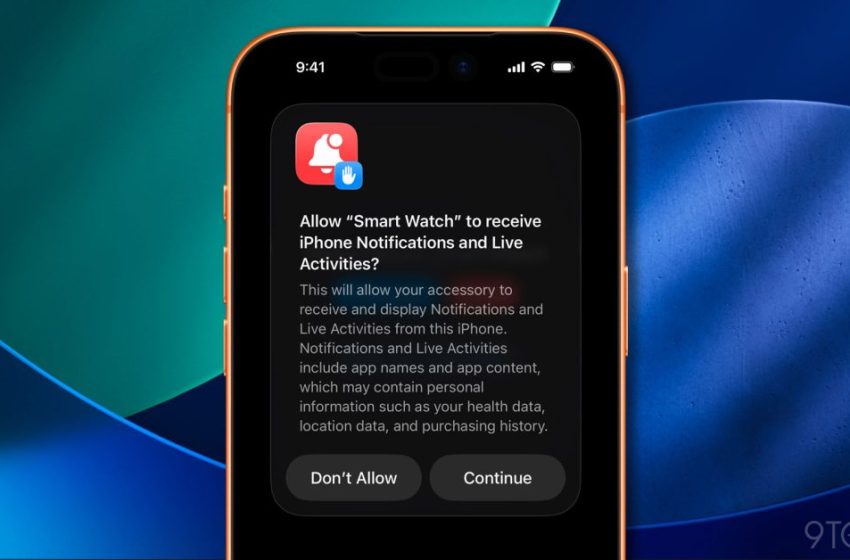  iOS 26.5 adds Live Activities support for third-party accessories