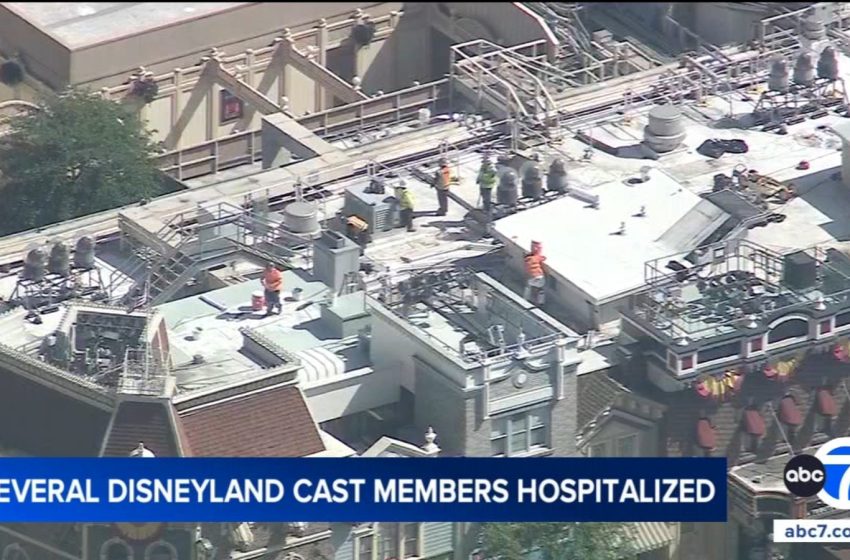  5 Disneyland cast members hospitalized due to hazmat incident at the park
