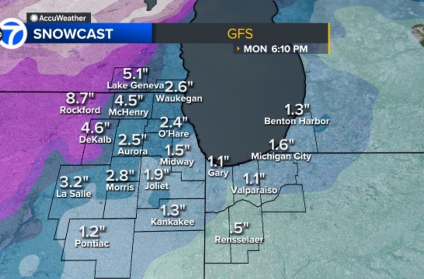  Chicago weather forecast: Potentially severe thunderstorms expected for Sunday before switch over to snow