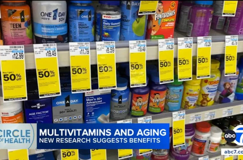  Can taking a daily multivitamin slow down aging? Here’s what a new study found