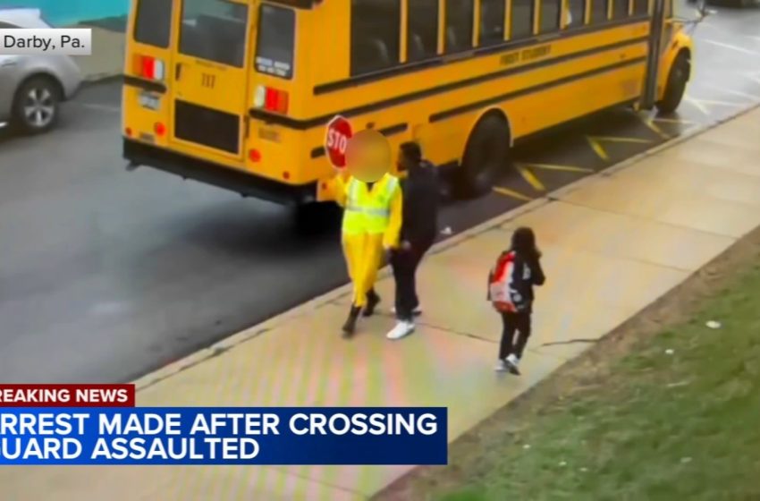  Arrest made after violent Pennsylvania crossing guard attack outside elementary school | Video