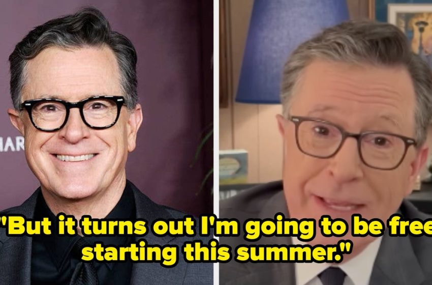  Stephen Colbert Finally Revealed What's Next After "The Late Show," And The Internet Is Definitely Torn – BuzzFeed