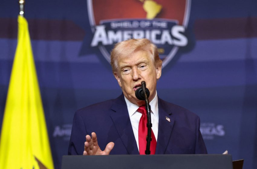 Trump encourages Latin American leaders to use military action to help the U.S. fight cartels