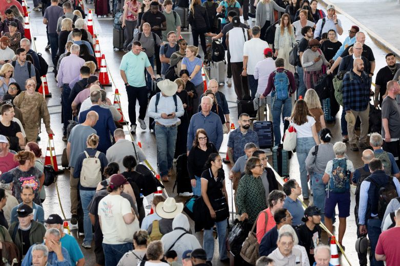 Wait times at Bush airport in Houston were as long as four hours earlier this week.