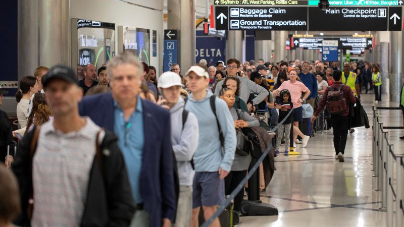  Funding TSA won’t fix long airport lines overnight