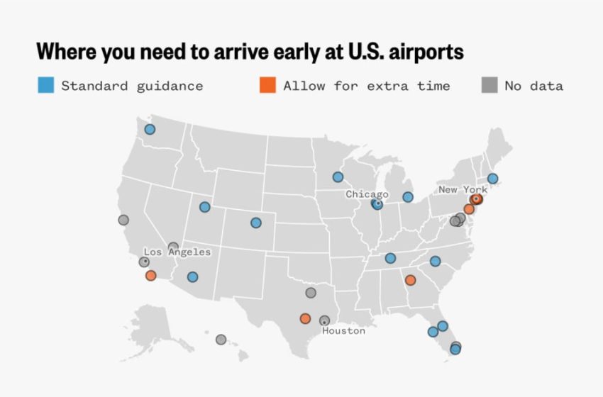  U.S. airports changing arrival time guidance for travelers as TSA chaos continues