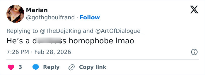 Screenshot of a social media reply with a user commenting on Shia LaBeouf's Mardi Gras arrest and mental health details.