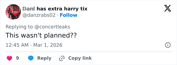 Tweet by user reacting to chaos at Brit Awards as singer gets pushed off stage mid performance in viral video.