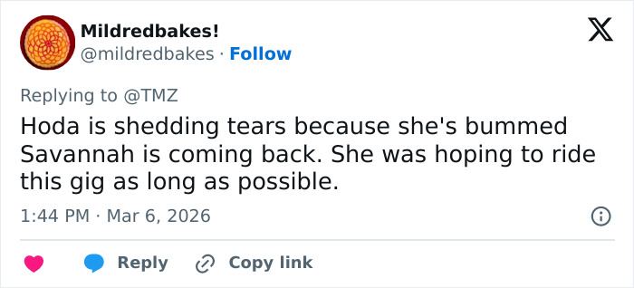 Social media post revealing behind-the-scenes toxic drama amid Savannah Guthrie’s tearful Today Show return. Social media post revealing behind-the-scenes toxic drama amid Savannah Guthrie’s tearful Today Show return.