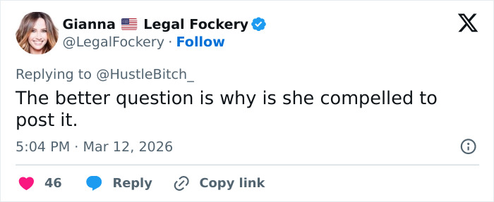Tweet by Gianna Legal Fockery discussing Cindy Crawford’s full time job and her sad morning routine video sparking health debate. Tweet by Gianna Legal Fockery discussing Cindy Crawford’s full time job and her sad morning routine video sparking health debate.