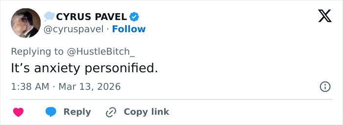 Tweet by Cyrus Pavel expressing a comment related to Cindy Crawford's full time job and morning routine health debate. Tweet by Cyrus Pavel expressing a comment related to Cindy Crawford's full time job and morning routine health debate.