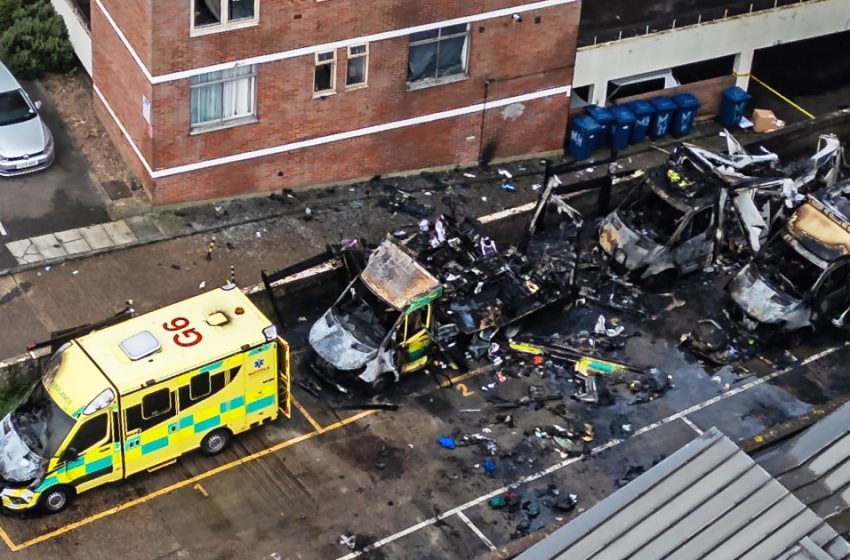  Jewish volunteer ambulances set on fire in London in apparent antisemitic attack