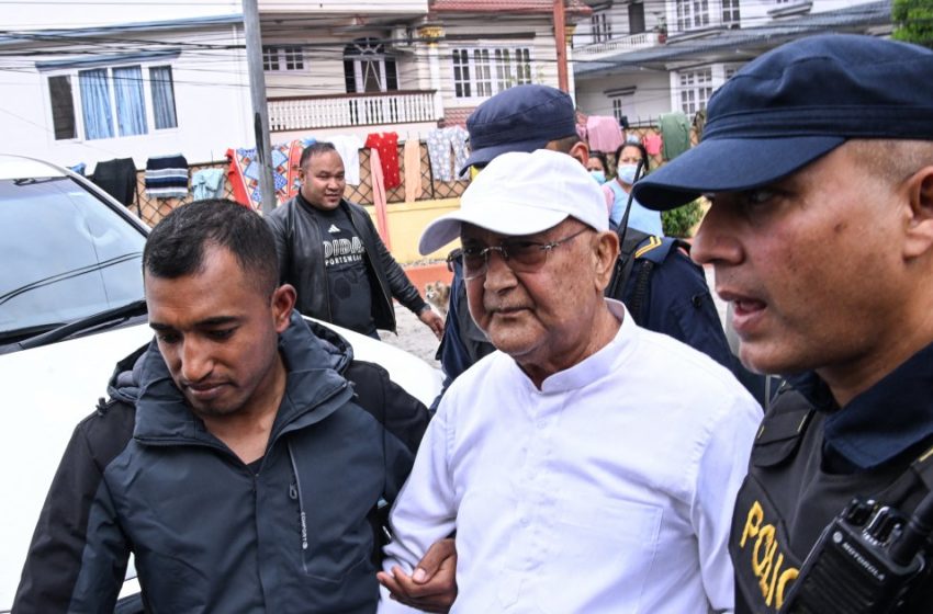  Nepal police arrest former prime minister and former home minister over September protest deaths