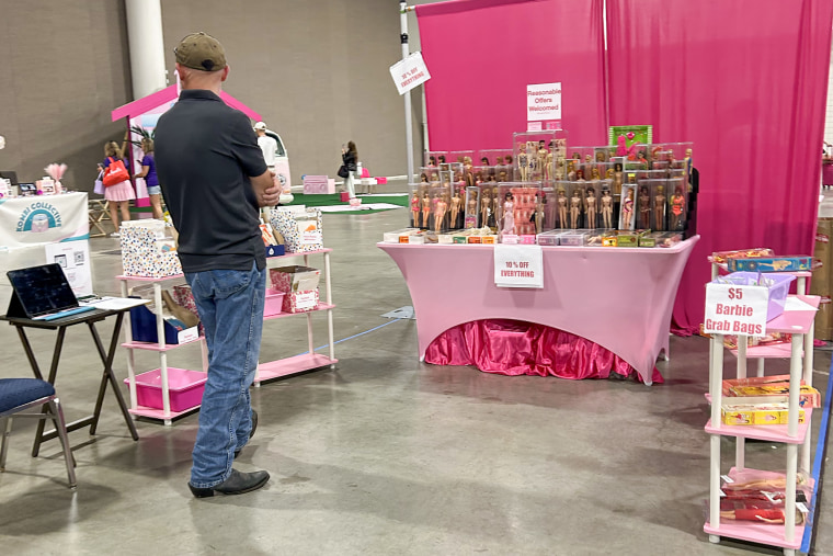 Vendors at Barbie Dream Fest in Fort Lauderdale, Fla.