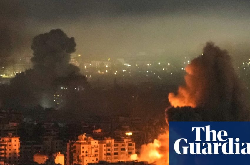  Israel bombards Beirut suburbs and southern Lebanon as conflict with Hezbollah escalates | US-Israel war on Iran
