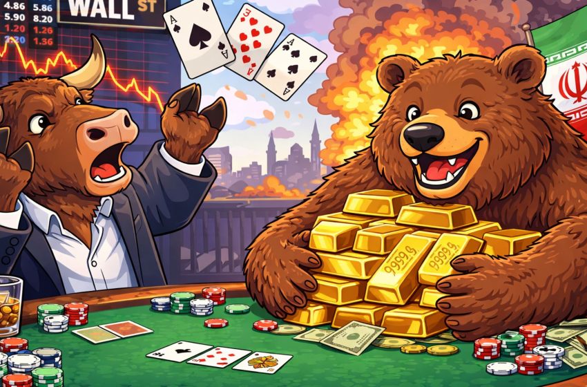  Wall Street folds after gold loses 10% in a week, Main Street turns negative as Iran war escalation looms – KITCO