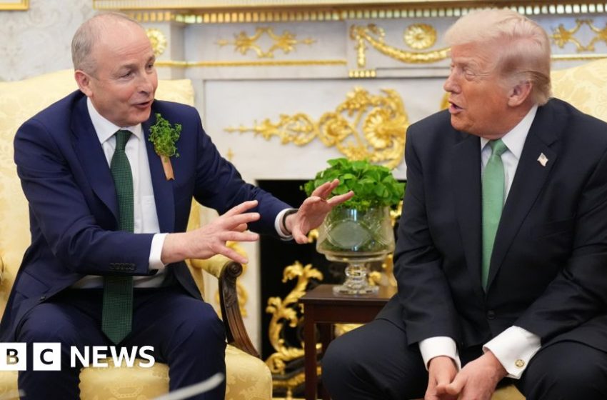  Donald Trump doubles down on Keir Starmer criticism as Micheál Martin boxes clever – BBC
