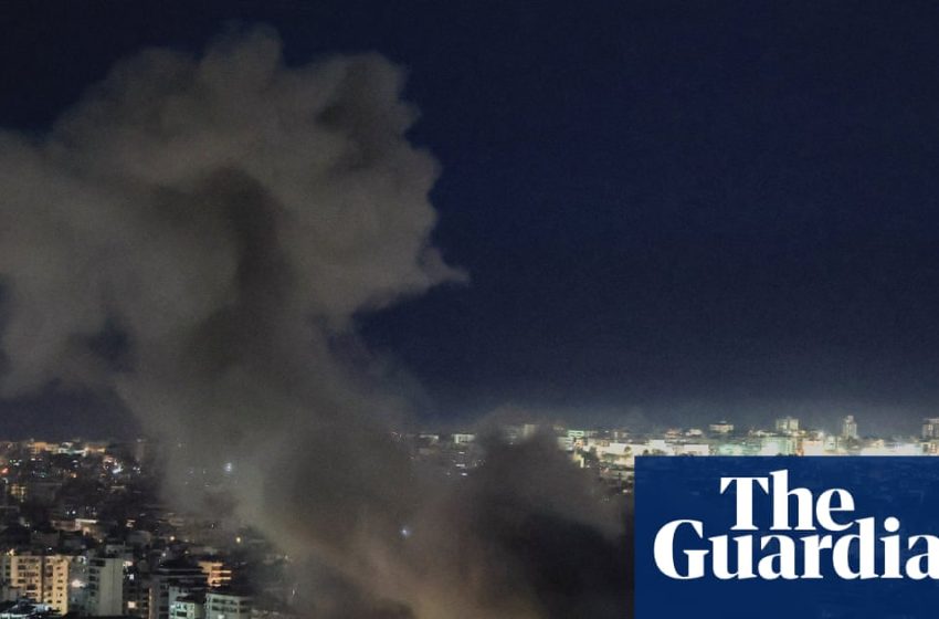  Israel launches huge strikes against south Beirut after mass evacuation order | Lebanon