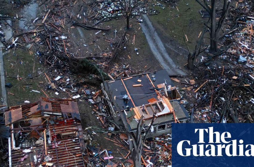  Tornadoes hit Illinois, Indiana and Texas as severe storms sweep US | US news