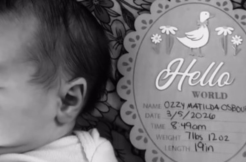  Jack Osbourne announces birth of daughter Ozzy Matilda Osbourne