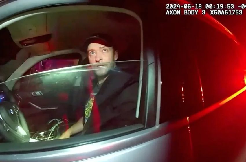  Police video of Justin Timberlake’s 2024 drunken driving arrest released