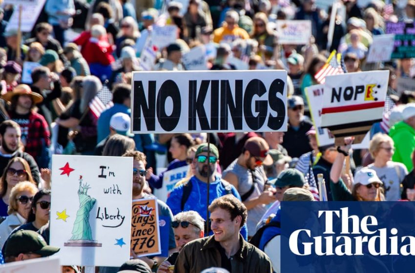  Third No Kings protests to see millions across US push back on Trump administration | Protest (US)