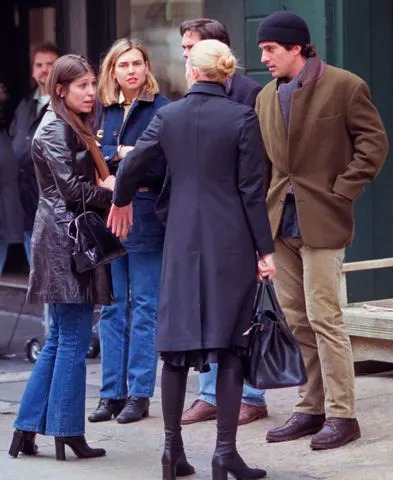JFK Jr. and Carolyn Bessette Kennedy outside of Bubby's in TribecaCredit: Lawrence Schwartzwald/Sygma via Getty