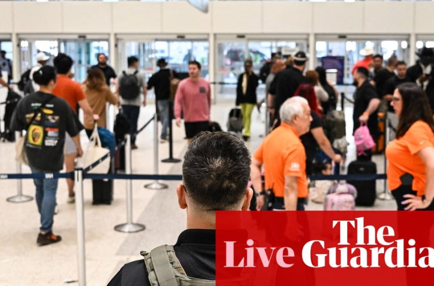  ICE officers at airports a ‘test run’ for deployment at midterm polling stations, Steve Bannon says – US politics live | US politics