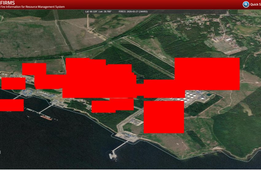  Russia’s Baltic Ports Oil Terminals in Flames From Punishing Ukrainian Drone Strikes