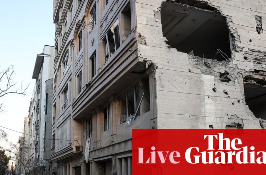  Israel-US war on Iran live: reports of fire at US embassy in Riyadh; state department urges all Americans to leave Middle East | US-Israel war on Iran