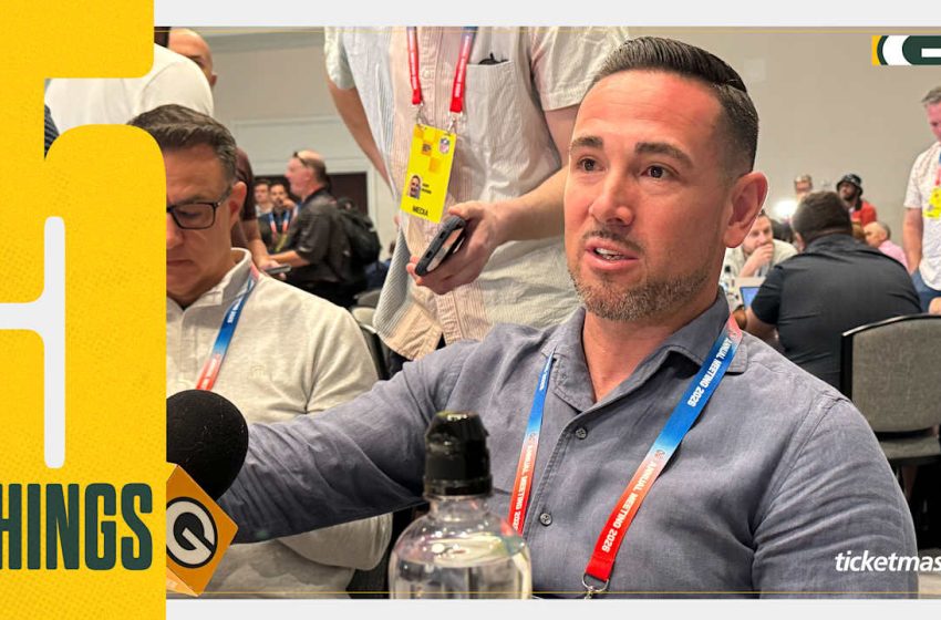  5 things learned from Matt LaFleur at the 2026 NFL Annual Meeting