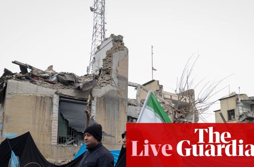  Middle East crisis live: Iran warns of retaliation after Trump says military targets on Kharg Island ‘obliterated’ | US-Israel war on Iran