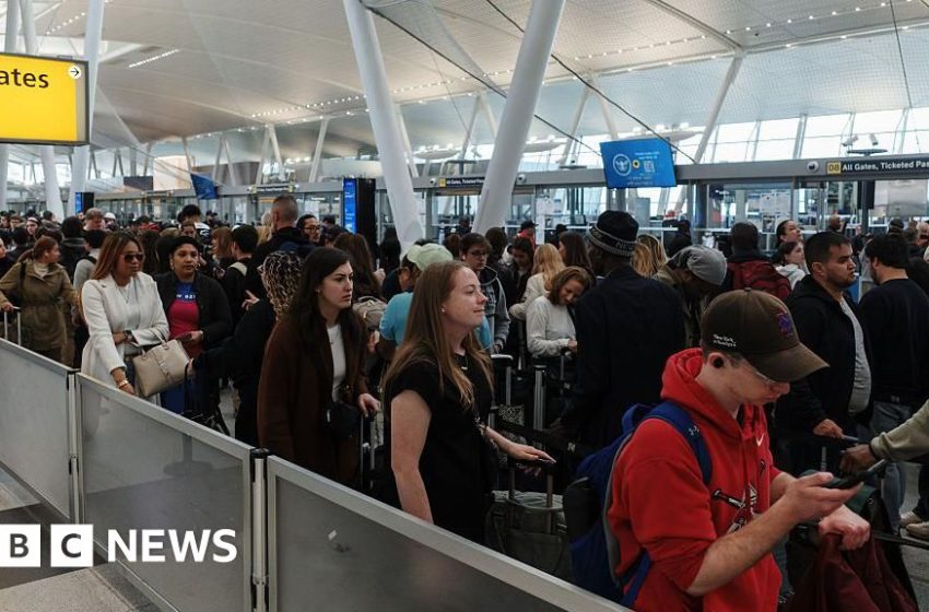  Trump says ICE agents will assist airport security as DHS shutdown continues – BBC