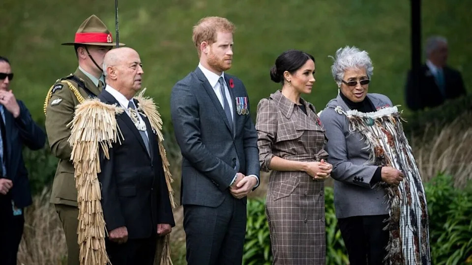 Prince Harry and Meghan, Duchess of Sussex, during the royal tour of Australia, October 2018. Credit: Office of the Governor-General via Wikimedia Commons.