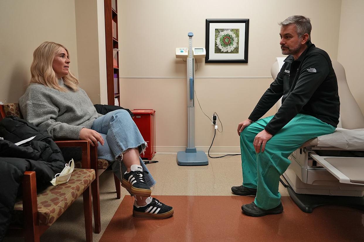 Amy Piccioli and Dr. Zachary DietchCredit: Northwestern Medicine