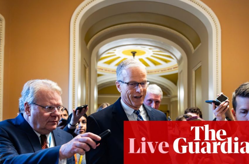  Trump threatens political retribution for lawmakers who vote against voter ID bill – US politics live | US news