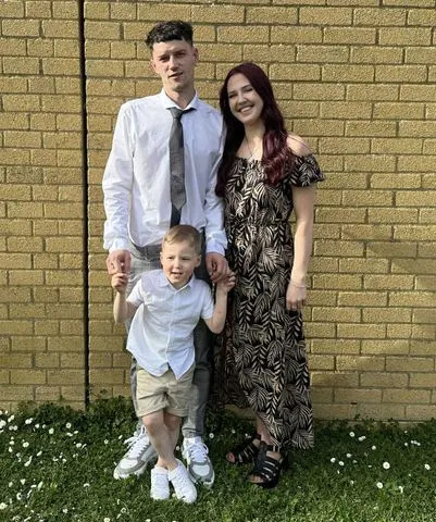 Rory and Sadie Richardson with their son LennyCredit: Kennedy News and Media