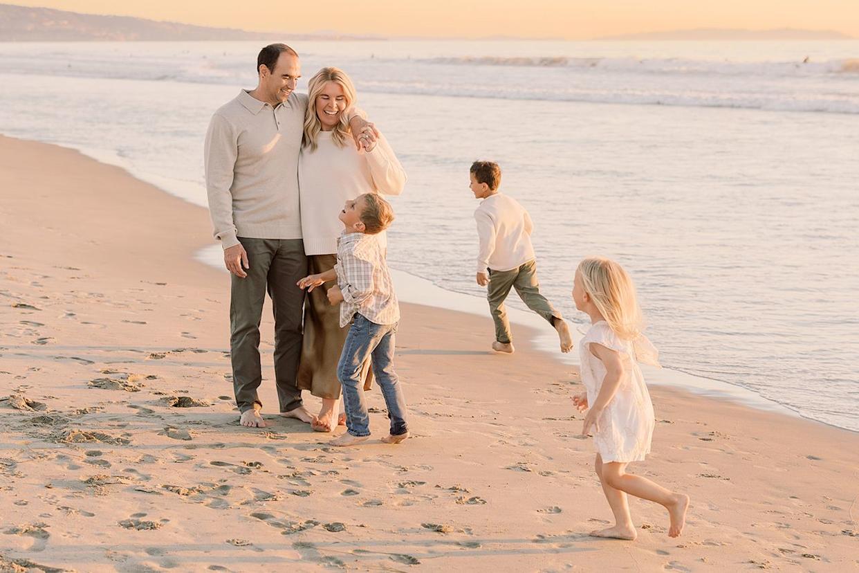 Amy Piccioli's family on the beachCredit: Northwestern Medicine