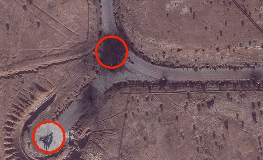  Satellite Images Show Strikes Turning Iran’s Vintage F-14s Into Wrecks