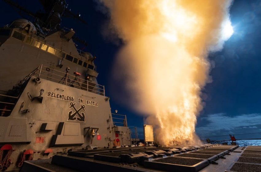  US Navy Destroyers Are Firing Top Interceptors to Down Iranian Missiles