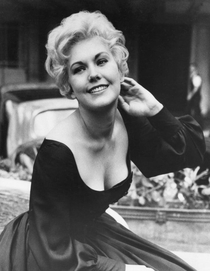 Kim Novak at the world premiere of the movie “The Eddy Duchin Story” in 1956.