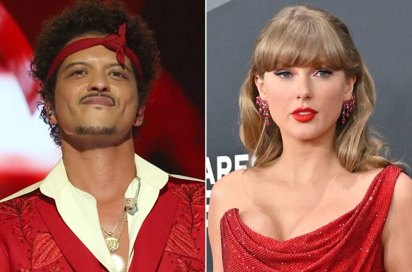  Bruno Mars Responds to Claims He Liked Tweet Calling Taylor Swift ‘Talentless’