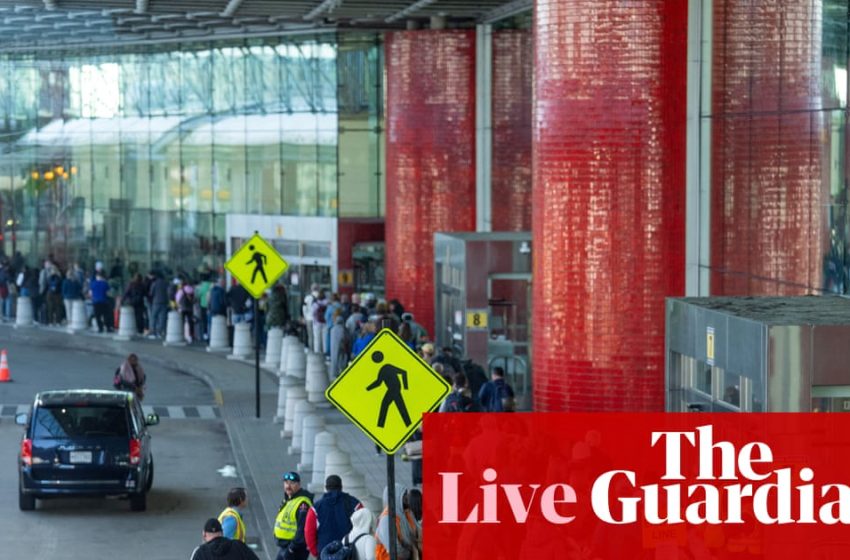  Trump’s border czar says ICE agents to remain at airports until ‘those airports are secure’ – US politics live | US news